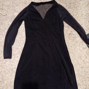 Black Long sleeve holiday dress